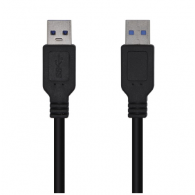 Aisens cable usb 3.0 macho/macho 1m negro