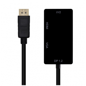 Aisens adaptador displayport a dvi/hdmi/vga