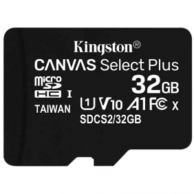 Kingston canvas select plus 32gb microsdxc uhs-i u3 v30 classe 10