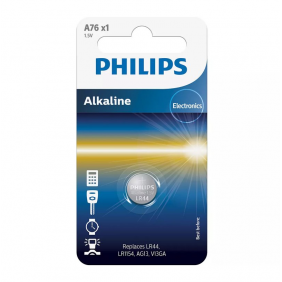 Philips pila de botón a76 lr44 1.5v