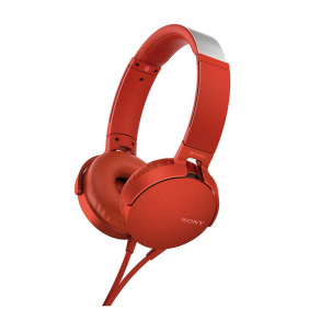 Sony mdr-xb550ap extra bass auriculars vermells