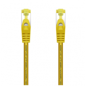 Aisens cable de red s/ftp rj45 cat.7 25cm amarillo