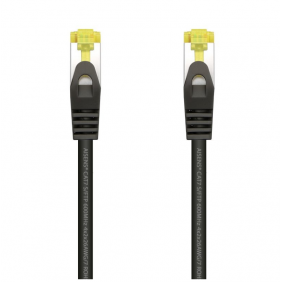 Aisens cable de red s/ftp rj45 cat.7 25cm negro