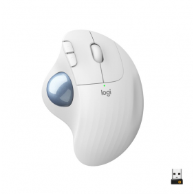 Logitech ergo m575 ratolí trackball sense fil 2000 dpi blanc