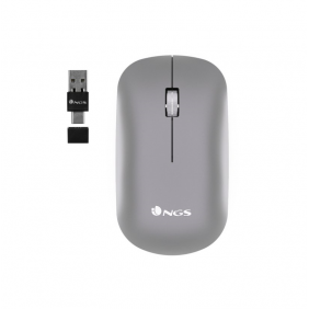 Ngs snoop-rb ratolí wireless rgb multidispositivo gris