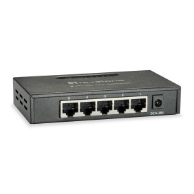 Levelone geu-0523 switch no administrado gigabit ethernet (10/100/1000) negro