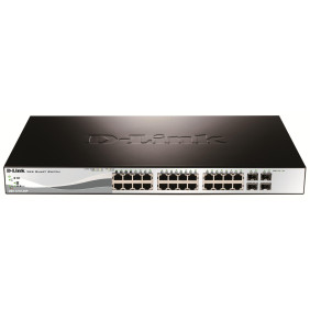 D-link dgs-1210-28p switch gestionado l2 gigabit ethernet (10/100/1000) energía sobre ethernet (poe) 1u