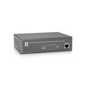 Levelone gep-0522 switch gigabit ethernet (10/100/1000) energía sobre ethernet (poe) gris