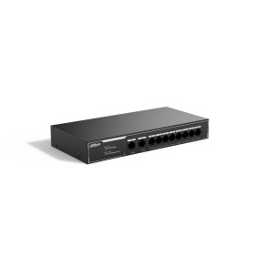 Dahua technology poe sg1010lp no administrado l2 gigabit ethernet (10/100/1000) energía sobre ethernet (poe) negro