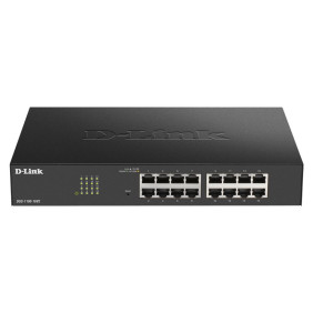 D-link dgs-1100-16v2 gestionado l2 gigabit ethernet (10/100/1000) negro