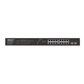 Ruijie networks rg-es118gs-p switch no administrado gigabit ethernet (10/100/1000) energía sobre ethernet (poe) negro