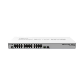 Mikrotik crs326-24g-2s rm switch gestionado l2 gigabit ethernet (10/100/1000) gris