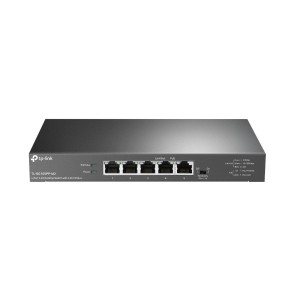 Tp-link tl-sg105pp-m2 switch no administrado gigabit ethernet (10/100/1000) energía sobre ethernet (poe) negro