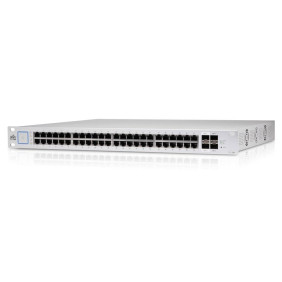 Ubiquiti unifi us-48-500w gestionado l2 gigabit ethernet (10/100/1000) energía sobre ethernet (poe) 1u plata