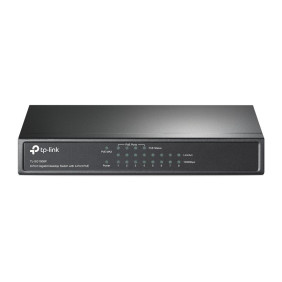 Tp-link tl-sg1008p gestionado gigabit ethernet (10/100/1000) energía sobre ethernet (poe) gris