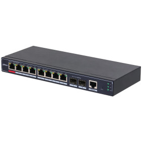 Dahua technology poe sg4010p-2f gestionado l2 gigabit ethernet (10/100/1000) energía sobre ethernet (poe) negro