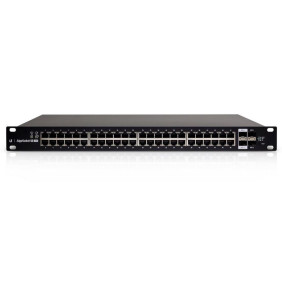 Ubiquiti es-48-500w switch gestionado l2/l3 gigabit ethernet (10/100/1000) energía sobre ethernet (poe) 1u negro