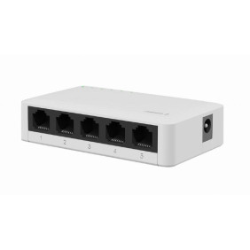 Gembird nsw-g5-01 switch no administrado gigabit ethernet (10/100/1000) blanco