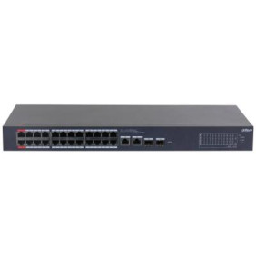 Dahua technology dh-cs4226-24et-375 switch gestionado l2 gigabit ethernet (10/100/1000) energía sobre ethernet (poe) negro