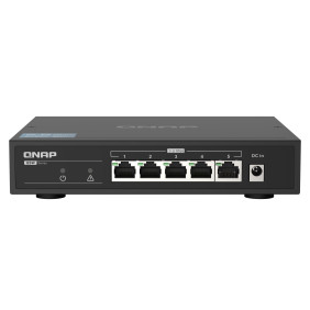 Qnap qsw-1105-5t switch no administrado gigabit ethernet (10/100/1000) negro