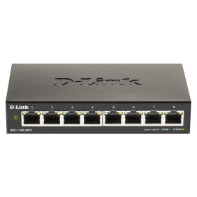 D-link dgs-1100-08v2 gestionado l2 gigabit ethernet (10/100/1000) negro