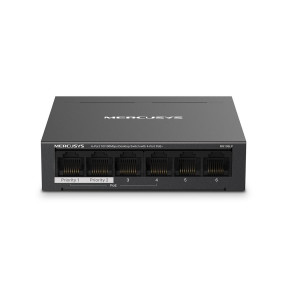 Mercusys ms106lp switch gestionado fast ethernet (10/100) energía sobre ethernet (poe) negro