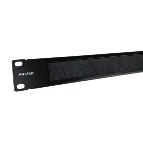 Phasak guiacables con cepillo para rack de 19" 1u - pa 1901