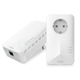 Strong powerl1000duowifieuv2 adaptador de red powerline 1000 mbit/s ethernet wifi blanco 2 pieza(s)