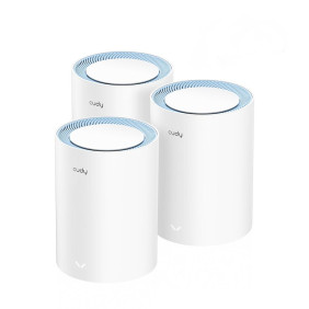 Cudy m1200 3-pack sistema wi-fi mesh (wi-fi en malla) doble banda (2,4 ghz / 5 ghz) wi-fi 5 (802.11ac) blanco 1 interno