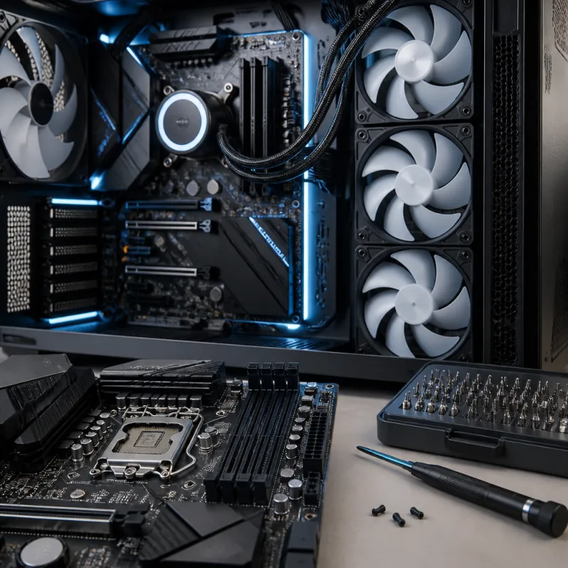 Optimización del Flujo de Aire en tu Caja de PC: Presión Positiva vs Negativa y Colocación de Ventiladores