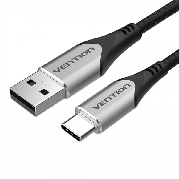 Vention Cable Usb-A Macho A Usb-C Macho 3A 60W 480Mbps - 0.5M - Color Gris