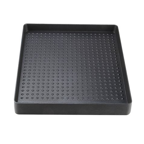 Muvip Plancha De Asar Para Cocina Portatil - Zona Recoge Grasa - Bordes Antisalpicaduras - Revestimiento Antiadherente - Ideal Para Cocinas Portatiles De 1 Quemador  - Compatible Con Mv0614, Mv0336, Mv0337