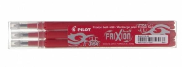 Pilot Recambio Bolígrafo Frixion 0.7 Rojo Pack 3 Ud