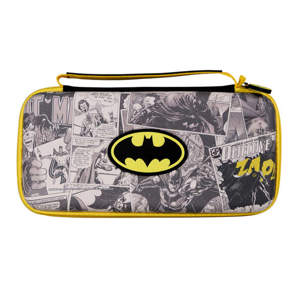 Fr-Tec Bolsa Premium Batman Con Caja De Juegos - Compatible Con Todos Los Modelos De Switch - Proteccion Y Transporte De Alta Calidad - Soporte Incorporado - Incluye Caja De 4 Juegos - Color Varios
