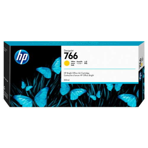 Hp 766 Amarillo Cartucho De Tinta Original - P2V91A