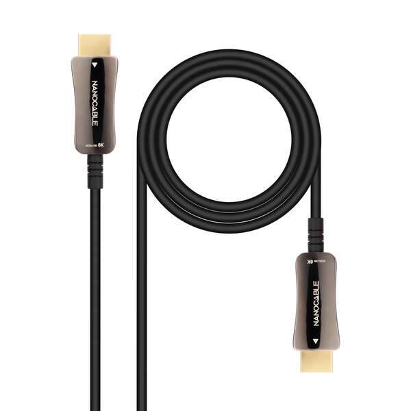 Nanocable Cable Hdmi V2.1 Aoc Macho A Hdmi V2.1 Macho 10M - 8K@60Hz 4K@120Hz 48Gbps - Color Negro