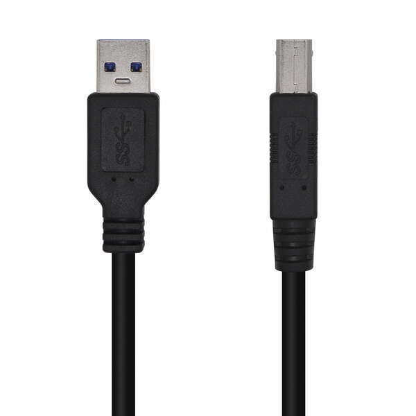 Aisens Cable Usb 3.0 Impresora Tipo A/M-B/M - 3.0M - Color Negro