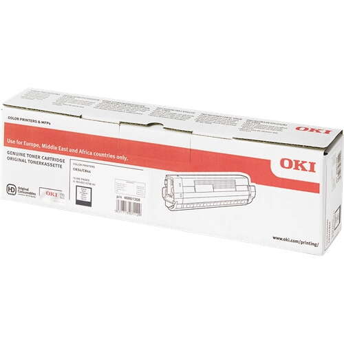 Oki C834/C844 Negro Cartucho De Toner Original - 46861308