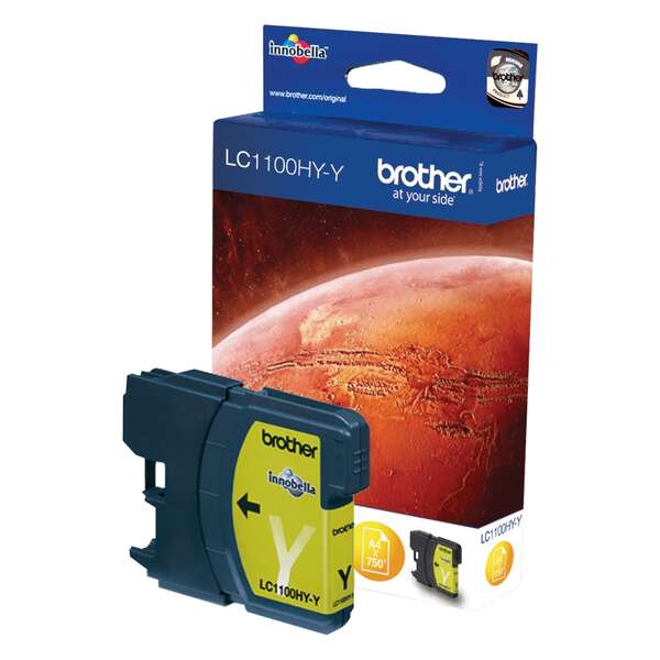Brother Lc1100Xl Amarillo Cartucho De Tinta Original - Lc1100Hyy