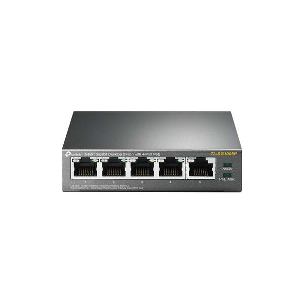 Tp-Link Switch De Sobremesa - 5 Puertos Gigabit Con 4 Puertos Poe