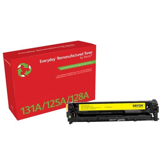 Xerox Everyday Remanufactured Toner Amarillo Para Hp 131A/125A/128A Color Laserjet Pro 200 M251 Cm1312 - Cf212A/Cb542A/Ce322A/Crg-116Y