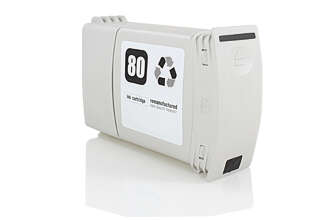 Generico Hp 80 Negro Cartucho De Tinta Pigmentada - Reemplaza C4871A