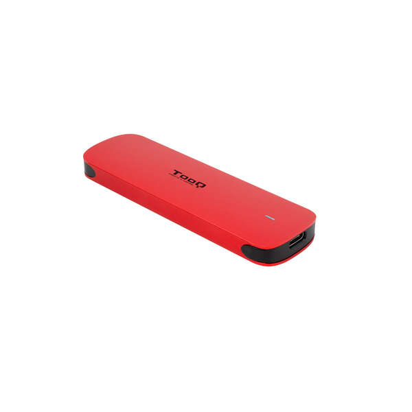 Tooq Caja Externa M.2 Nvme Usb3.1 Gen2 Aluminio - Color Rojo