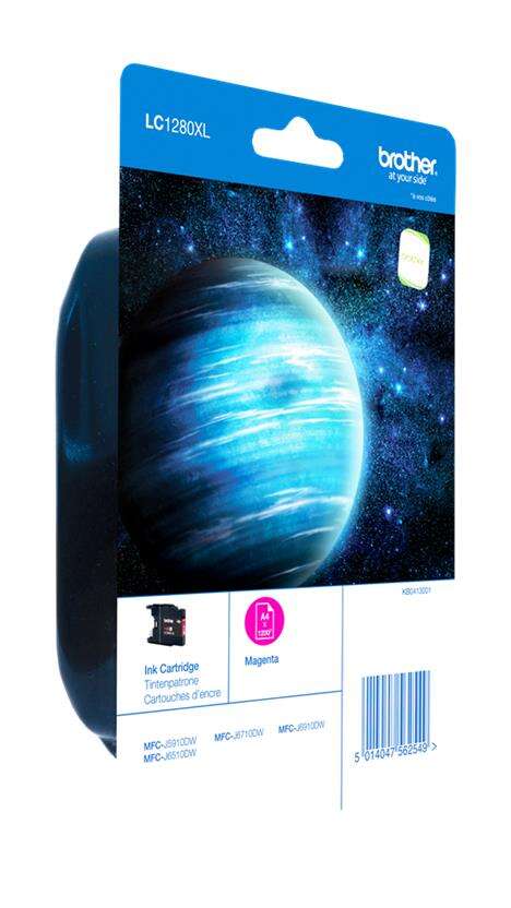 Brother Lc1280Xl Magenta Cartucho De Tinta Original - Lc1280Xlmbp