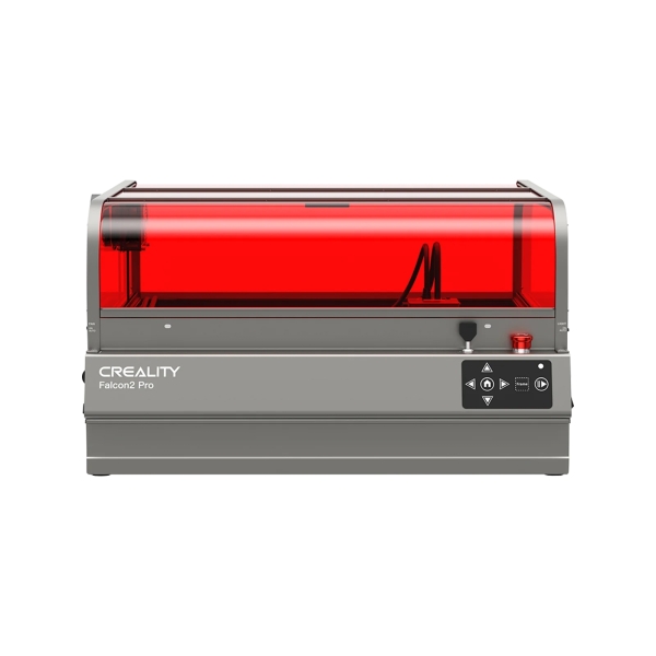 Creality Falcon 2 Pro 60W Grabadora Y Cortadora Laser 60W Cerrada - Laser Clase 1 (Fda) - Area De Trabajo 400X400Mm - Corte En Multiples Materiales - Diseño Visual De 360°