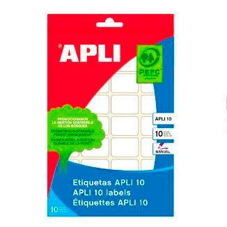 Apli Etiquetas Adhesivas 20X50Mm  Escritura Manual C/Romos 15 X 10H Blanco