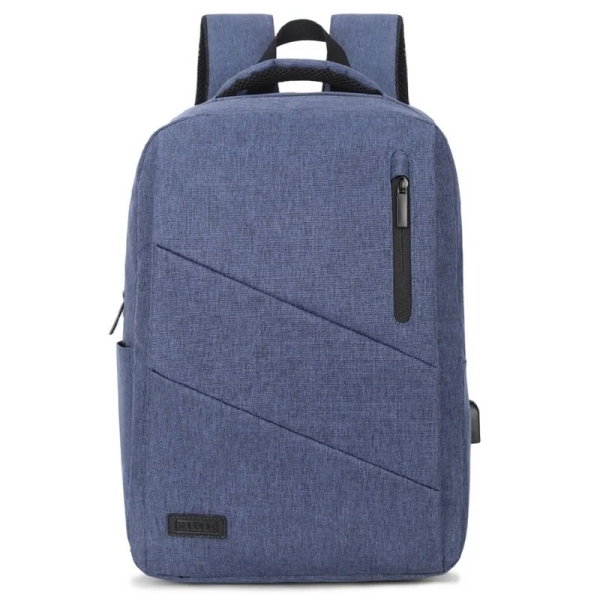 Subblim Mochila Para Portátil City Backpack - 15,6" - Compartimento Acolchado - Resistente Al Agua - Puerto Usb - Color Azul
