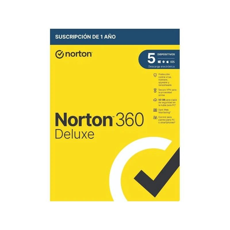 Norton 360 Deluxe 50Gb Es 1L/1A Esd