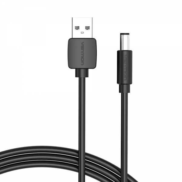 Vention Cable Alimentacion Usb-A Macho A Dc 5.5Mm - 1.5M - Color Negro