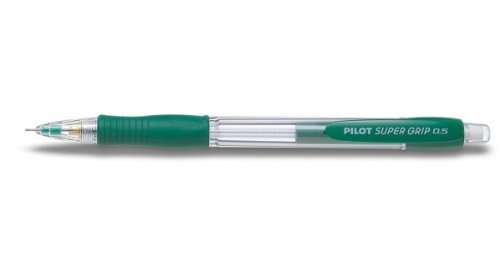 Pilot Portaminas Supergrip H185 - Trazo 0.5Mm - Mina Hb - Cuerpo Verde